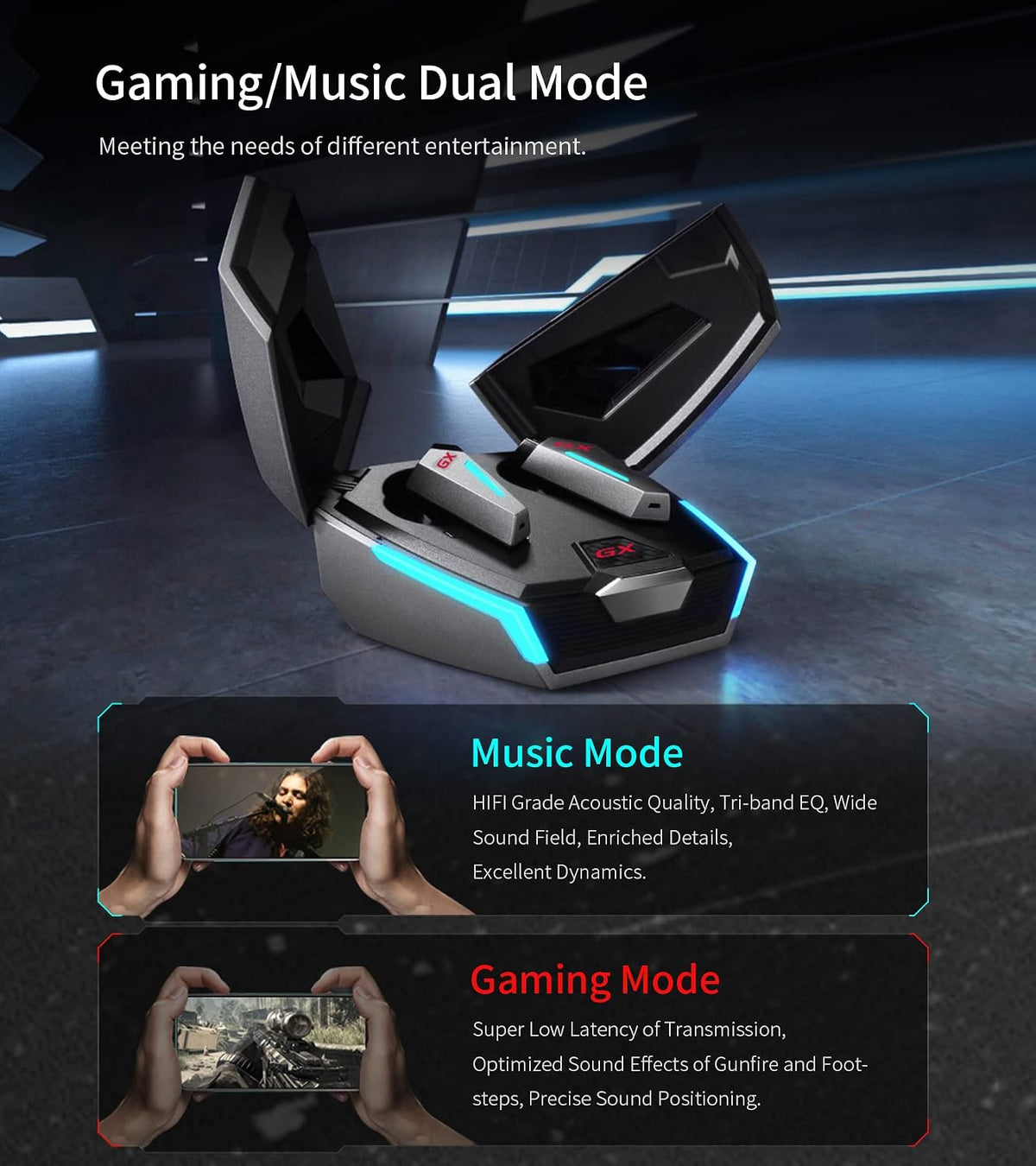 Hecate GX07 Gaming earbuds