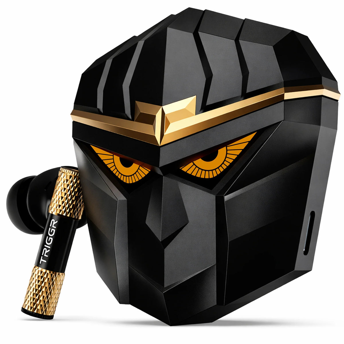 TRIGGR Wukong Gaming TWS with up to 35dB ANC, 4-mic AI ENC, Dual Pairing, 60H Playtime, Monkey-King Design and Latest BT v6.0