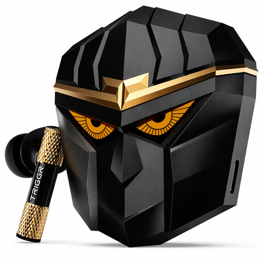 TRIGGR Wukong Gaming TWS with up to 35dB ANC, 4-mic AI ENC, Dual Pairing, 60H Playtime, Monkey-King Design and Latest BT v6.0
