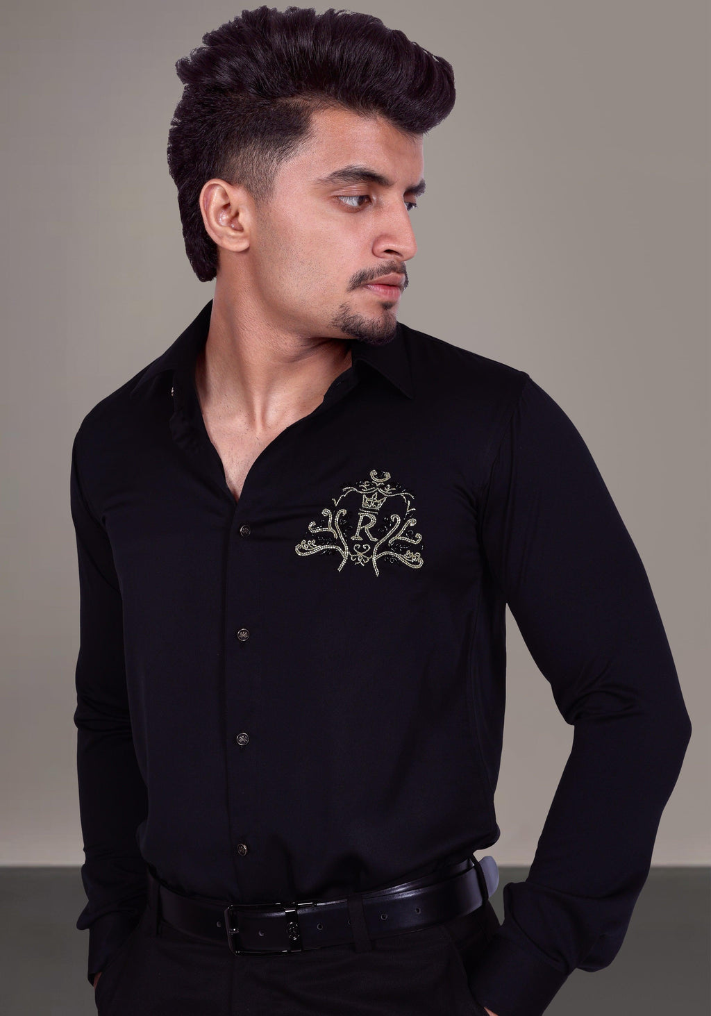 Premium Personalized Cotton Shirt | Custom Name Embroidery | Casual & Formal Wear