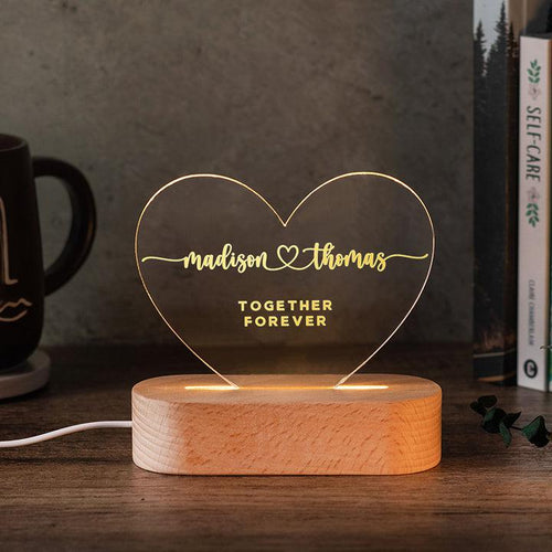 Personalized LED Acrylic Photo Lamp | Custom Photo Night Light | Anniversary & Birthday Gift