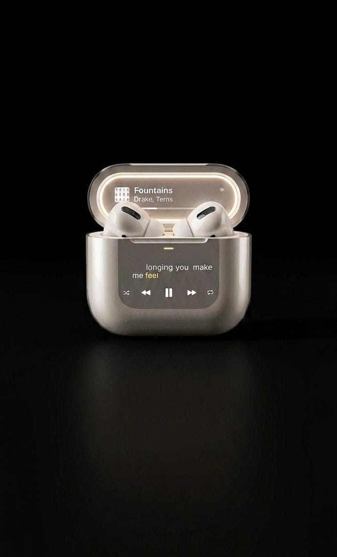 Ominibuds Ultra — Dual Touch Screen Smart Case Earbuds with Built-In Speaker