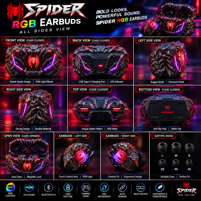 SPIDER RGB EARBUDS
