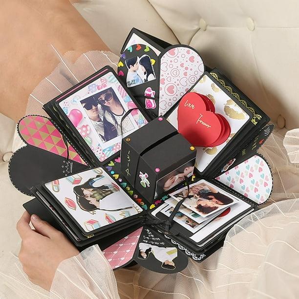Personalized Explosion Gift Box | Handmade Photo Memory Box | Anniversary, Birthday & Valentine's Gift