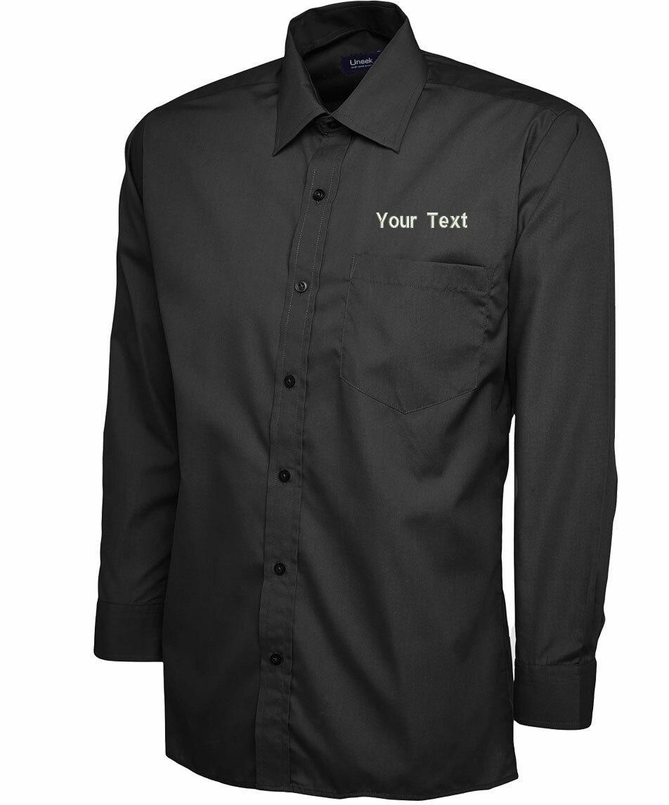 Premium Personalized Cotton Shirt | Custom Name Embroidery | Casual & Formal Wear