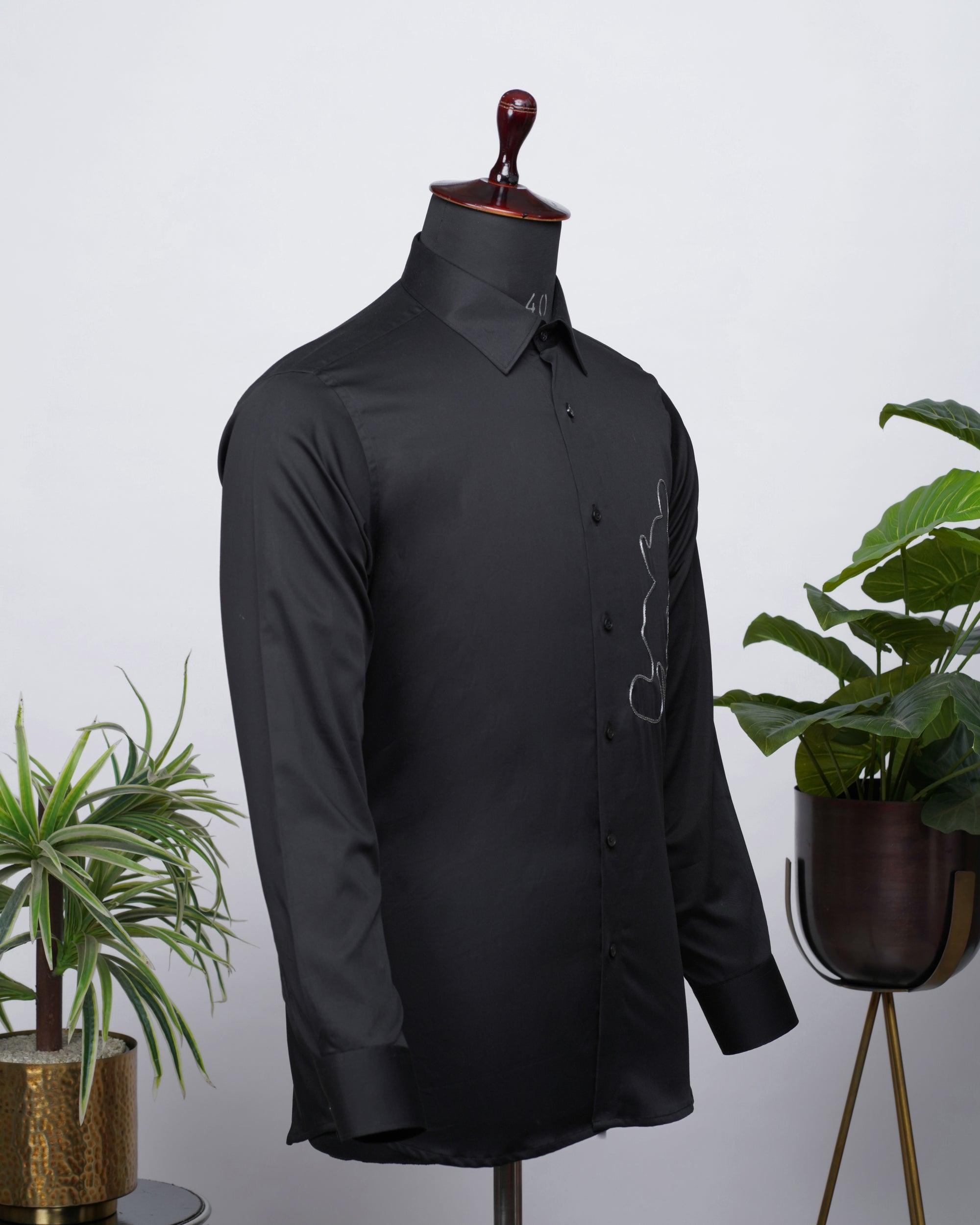 Premium Personalized Cotton Shirt | Custom Name Embroidery | Casual & Formal Wear