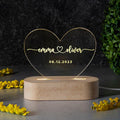 Personalized LED Acrylic Photo Lamp | Custom Photo Night Light | Anniversary & Birthday Gift